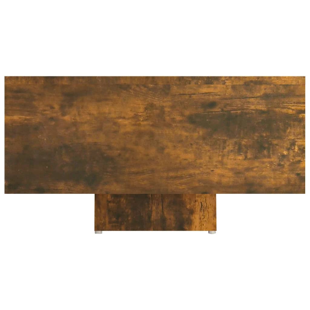 vidaXL Mesa de centro 85x55x31 cm derivados de madeira carvalho fumado