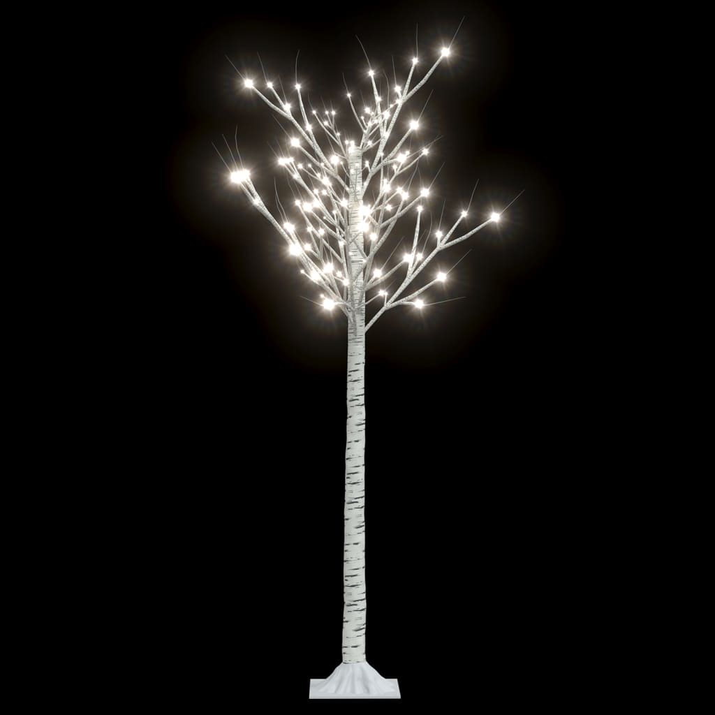 vidaXL Árvore de Natal 140 LEDs salgueiro int./ext. 1,5m branco frio