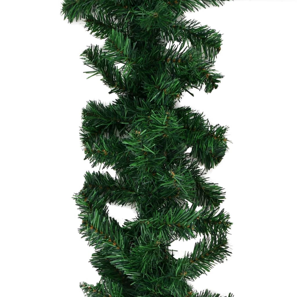 vidaXL Grinalda de Natal 4 pcs 270 cm PVC verde