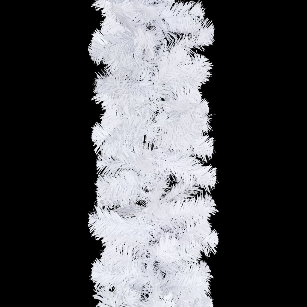 vidaXL Grinalda de natal 4 pcs 270 cm PVC branco