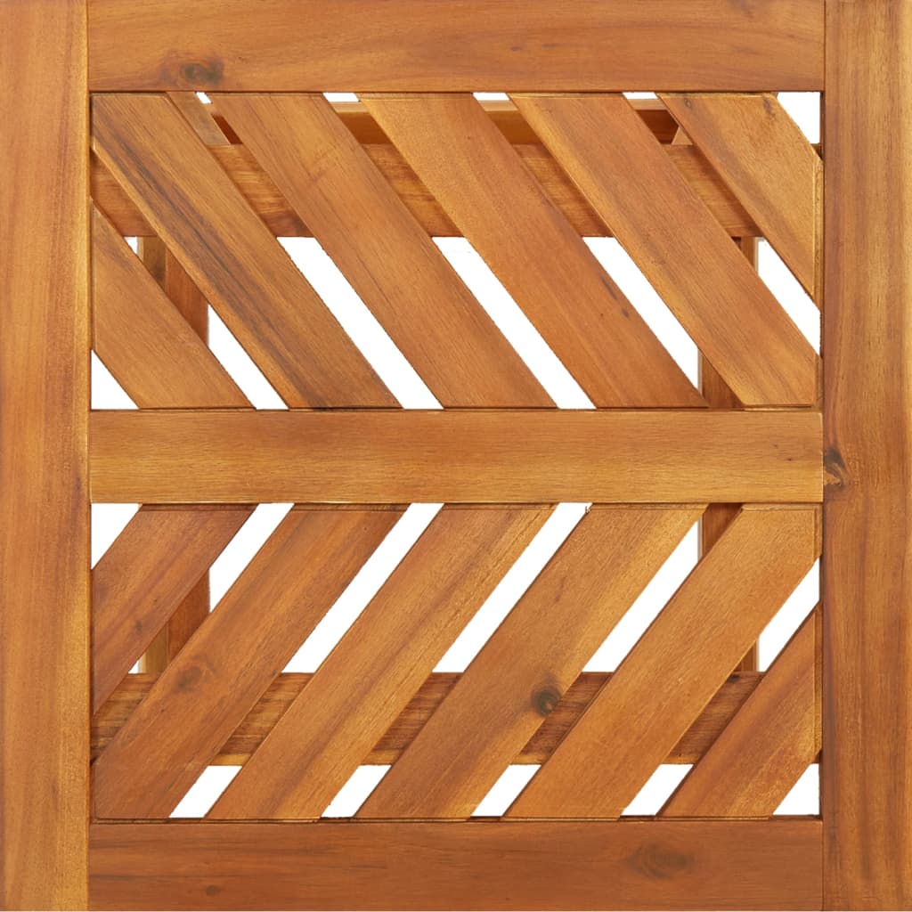 vidaXL Mesa de apoio 45x45x60 cm madeira de acácia maciça