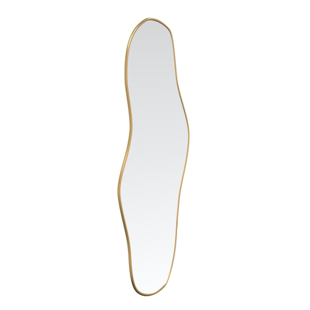 vidaXL Espelho de parede 100x45 cm dourado