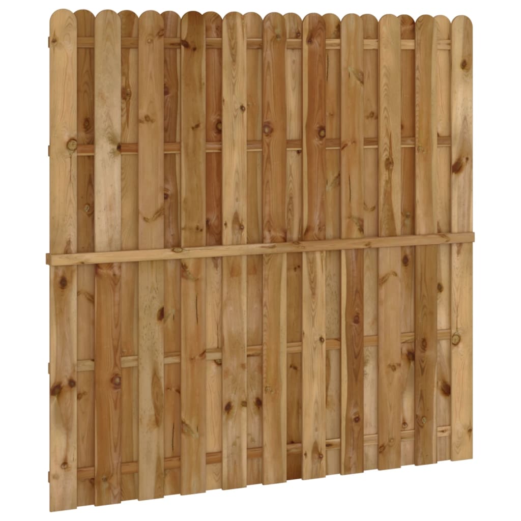 vidaXL Painel de vedação em madeira de pinho 180x180 cm