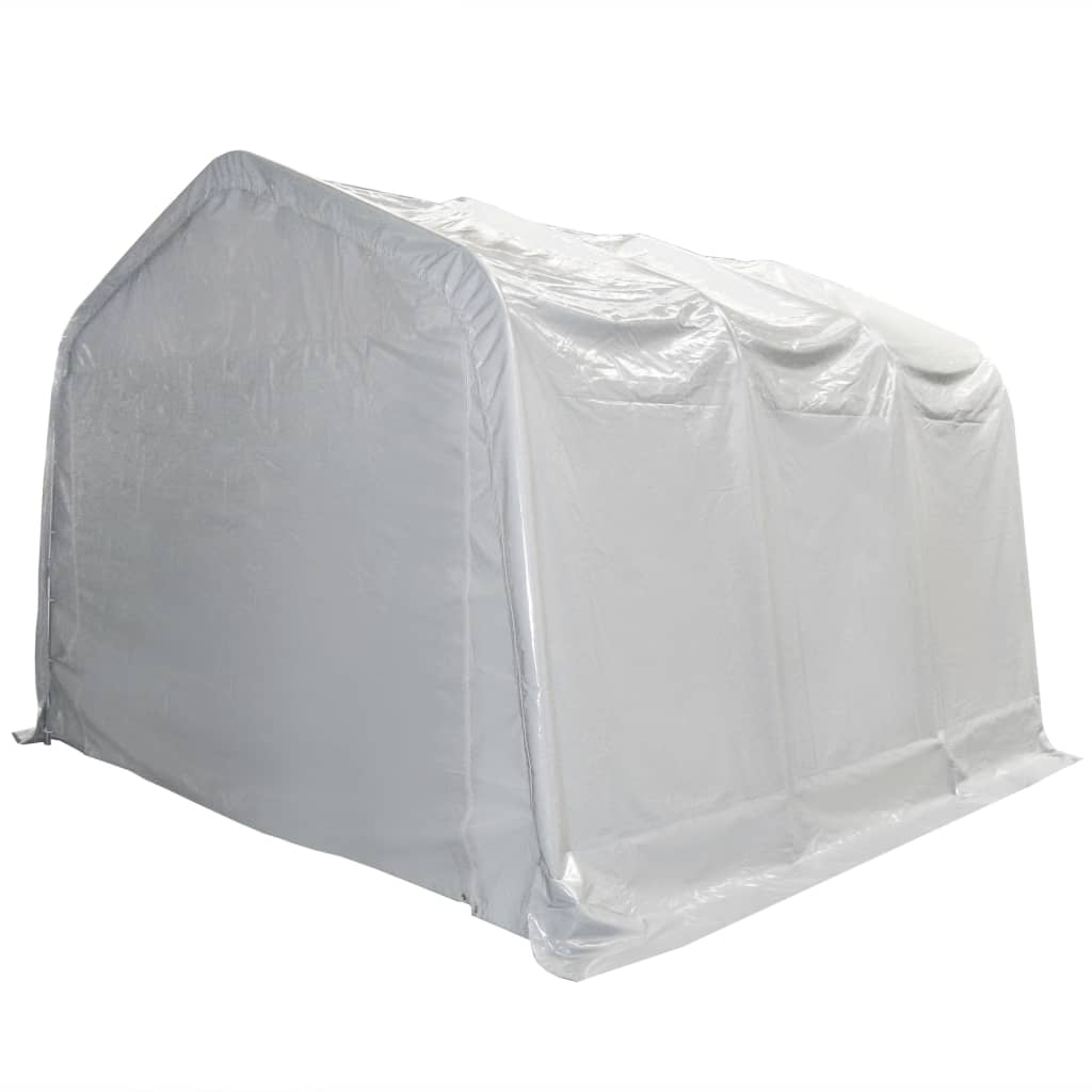 vidaXL Tenda de armazenamento PVC 550 g/m² 4x6 m branco