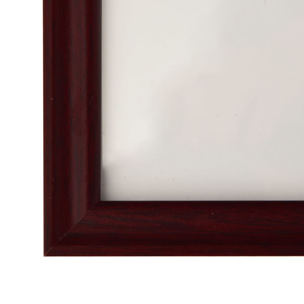 vidaXL Molduras para parede ou mesa 5 pcs 59,4x84 cm vermelho-escuro