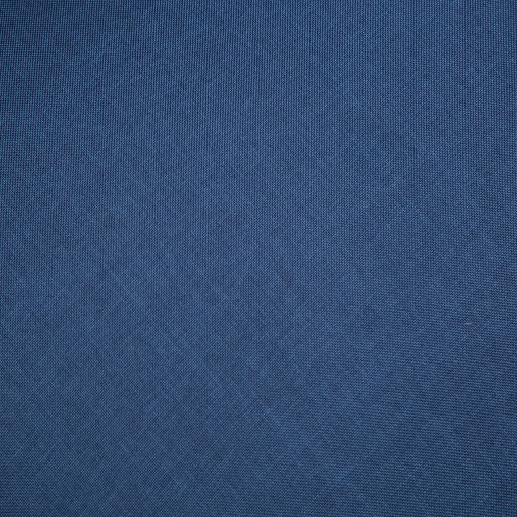 vidaXL Sofá de 2 lugares em tecido azul