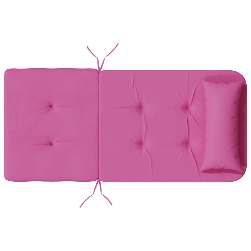 vidaXL Almofadões p/ cadeira adirondack 2 pcs tecido oxford rosa