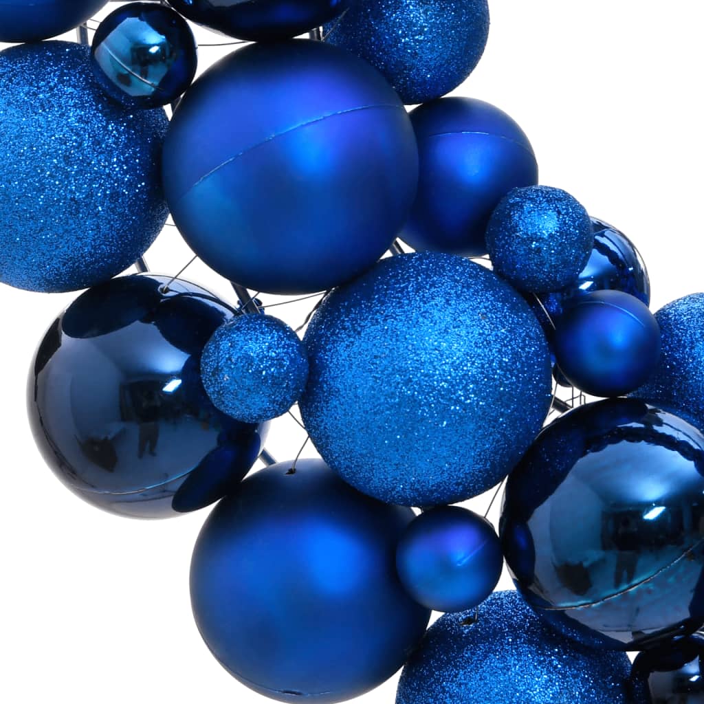 vidaXL Guirlanda de Natal 45 cm poliestireno azul