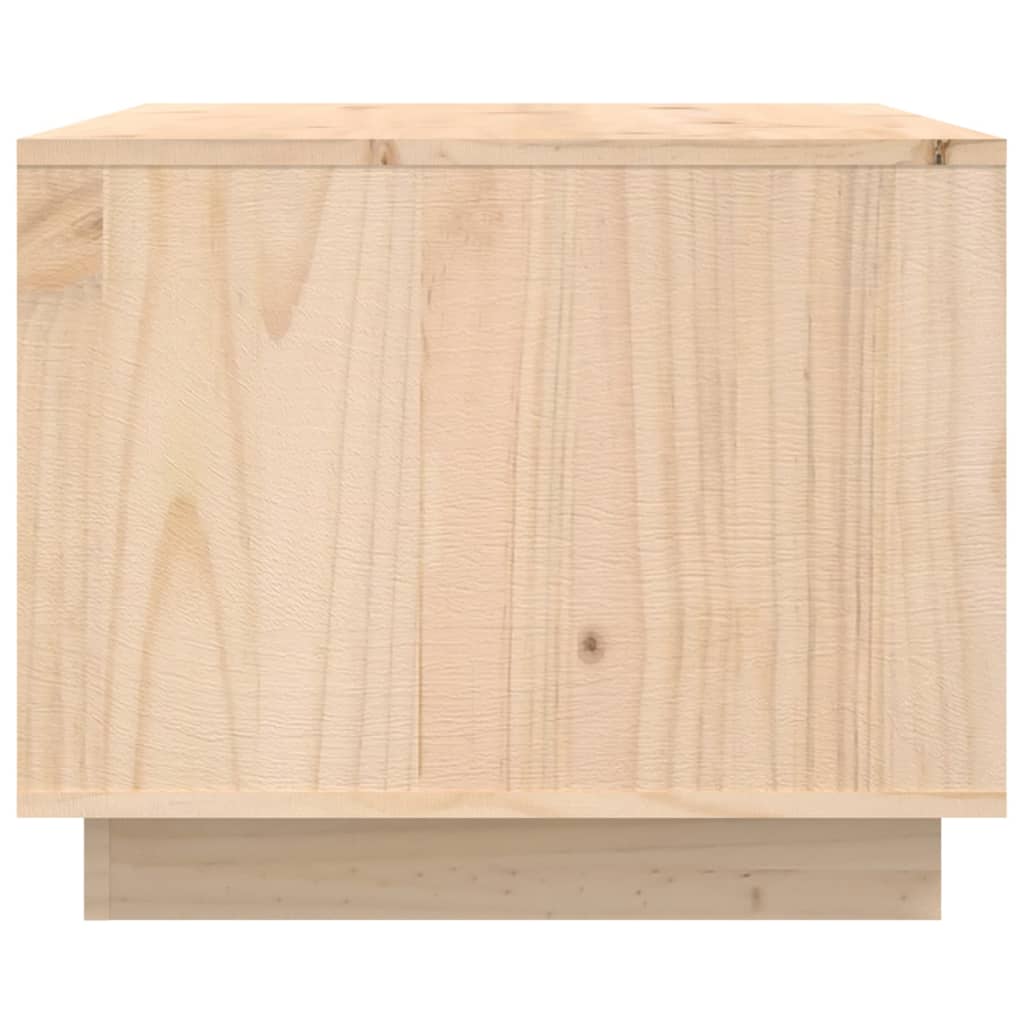 vidaXL Mesa de centro 80x50x40 cm madeira de pinho maciça