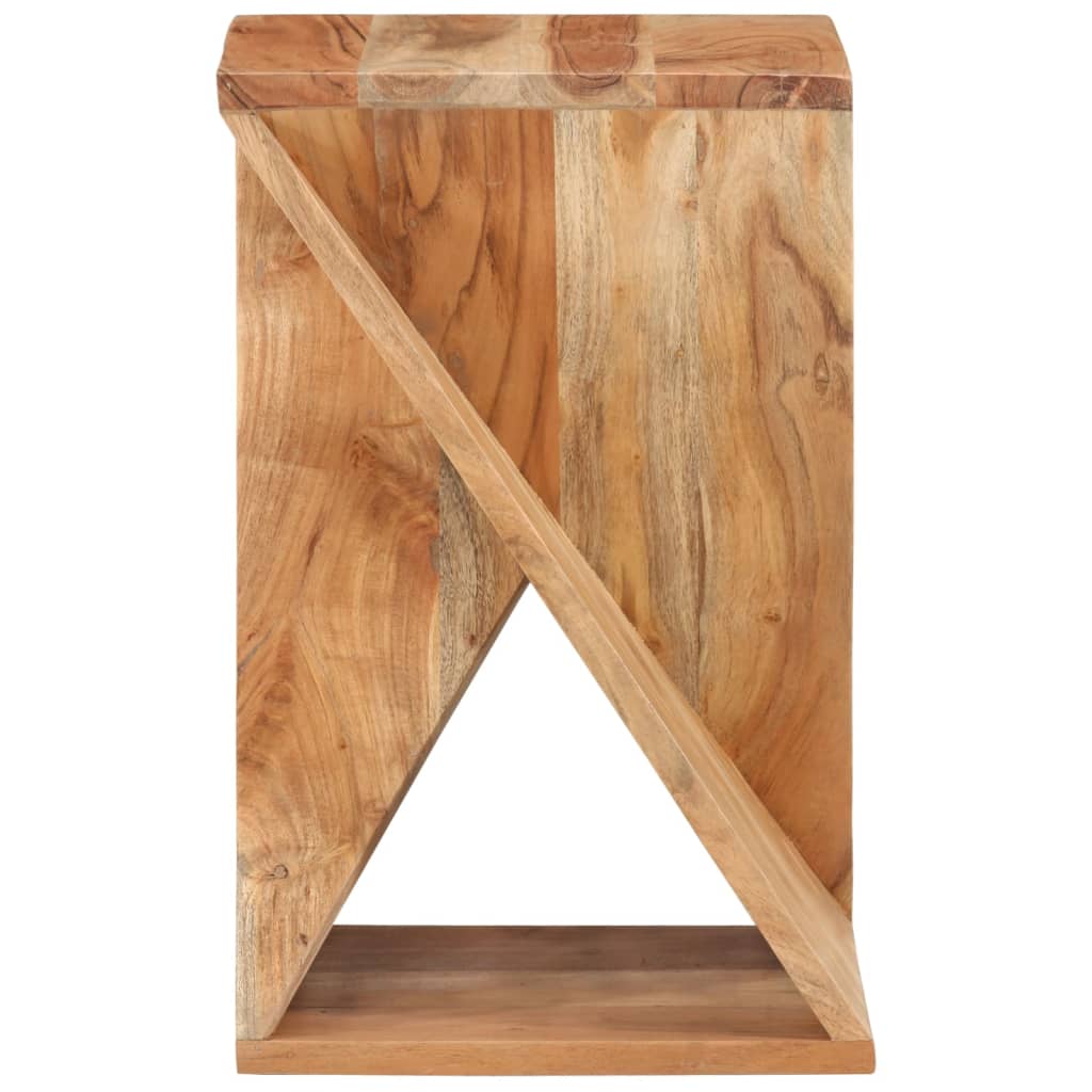 vidaXL Mesa de apoio 35x35x55 cm madeira de acácia maciça