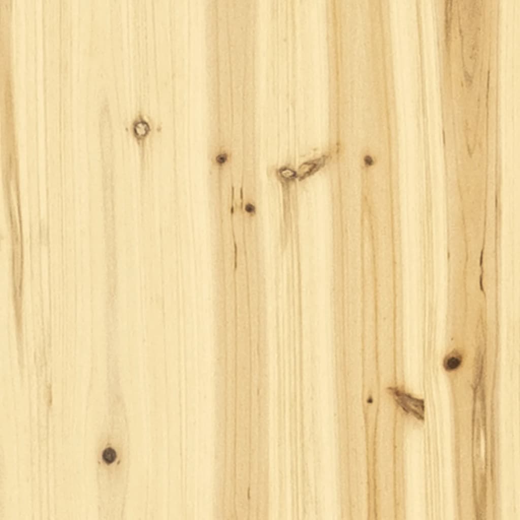 vidaXL Mesa de cabeceira 40x30,5x40 cm madeira de abeto maciça