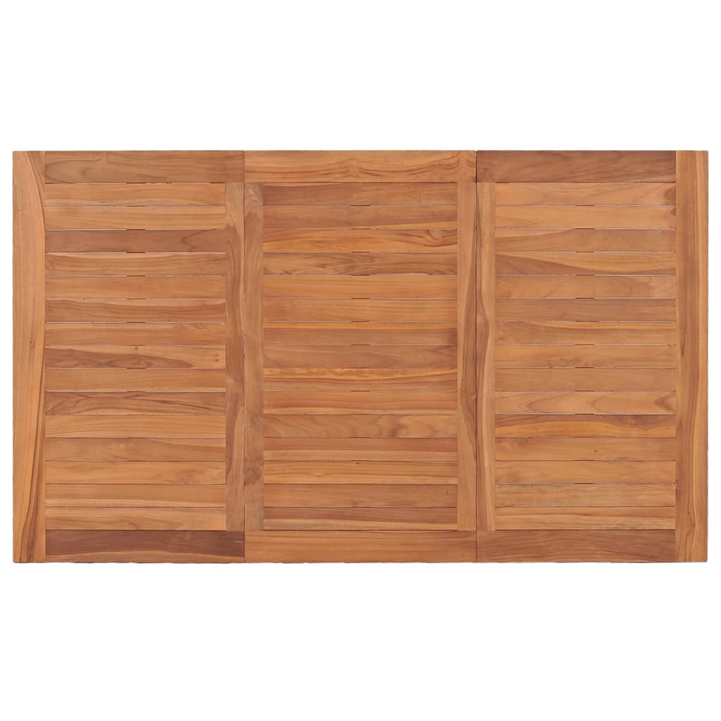 vidaXL Mesa Batávia 150x90x75 cm madeira de teca maciça
