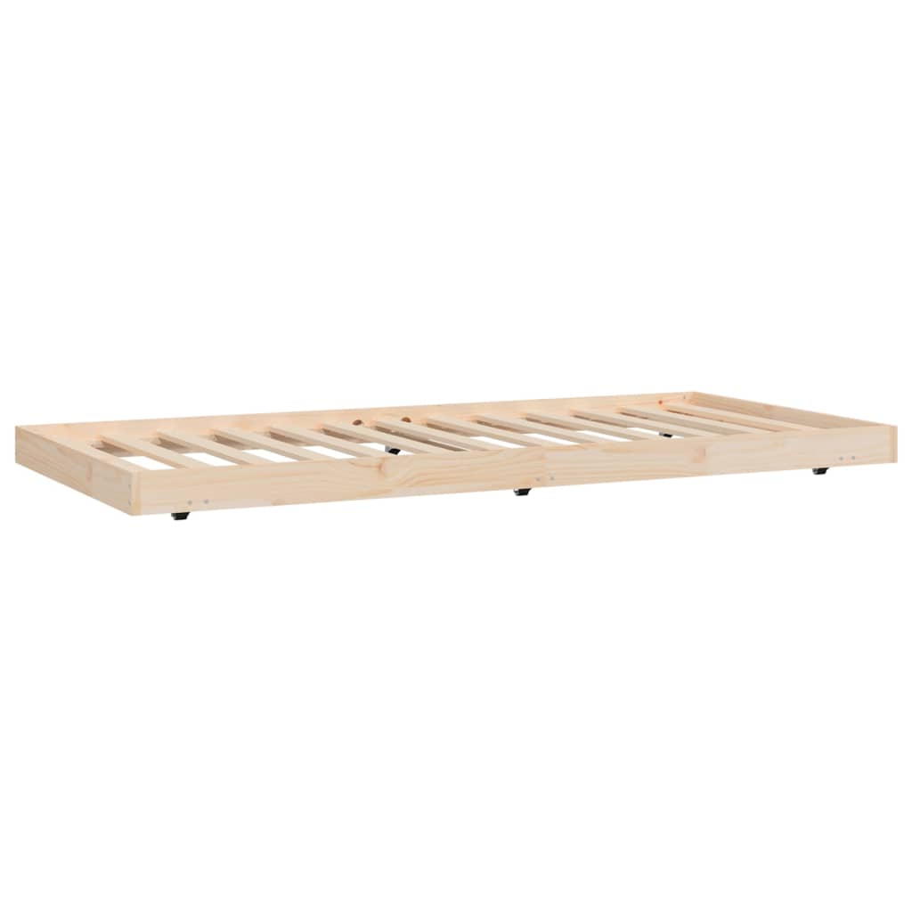 vidaXL Estrutura de cama 90x190 cm madeira de pinho maciça