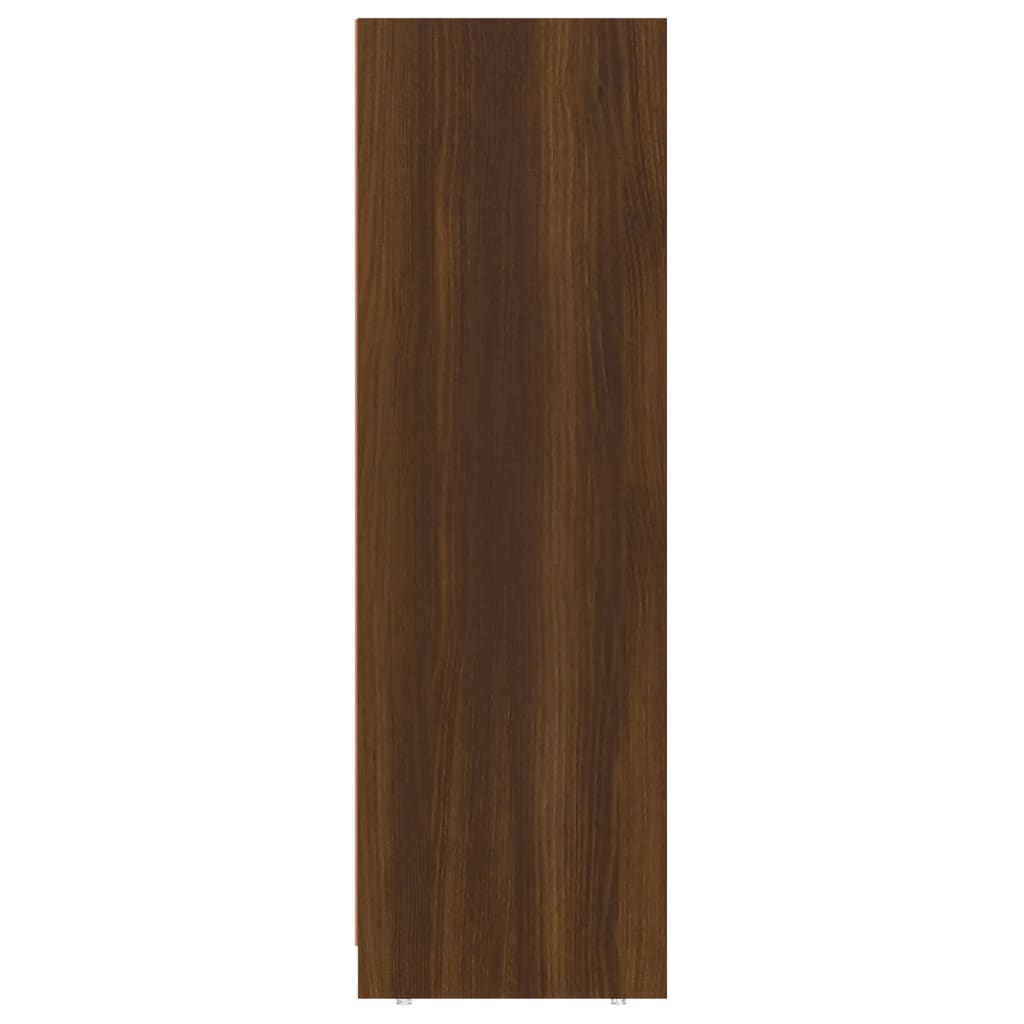 vidaXL Armário WC 30x30x95 cm derivados de madeira carvalho castanho