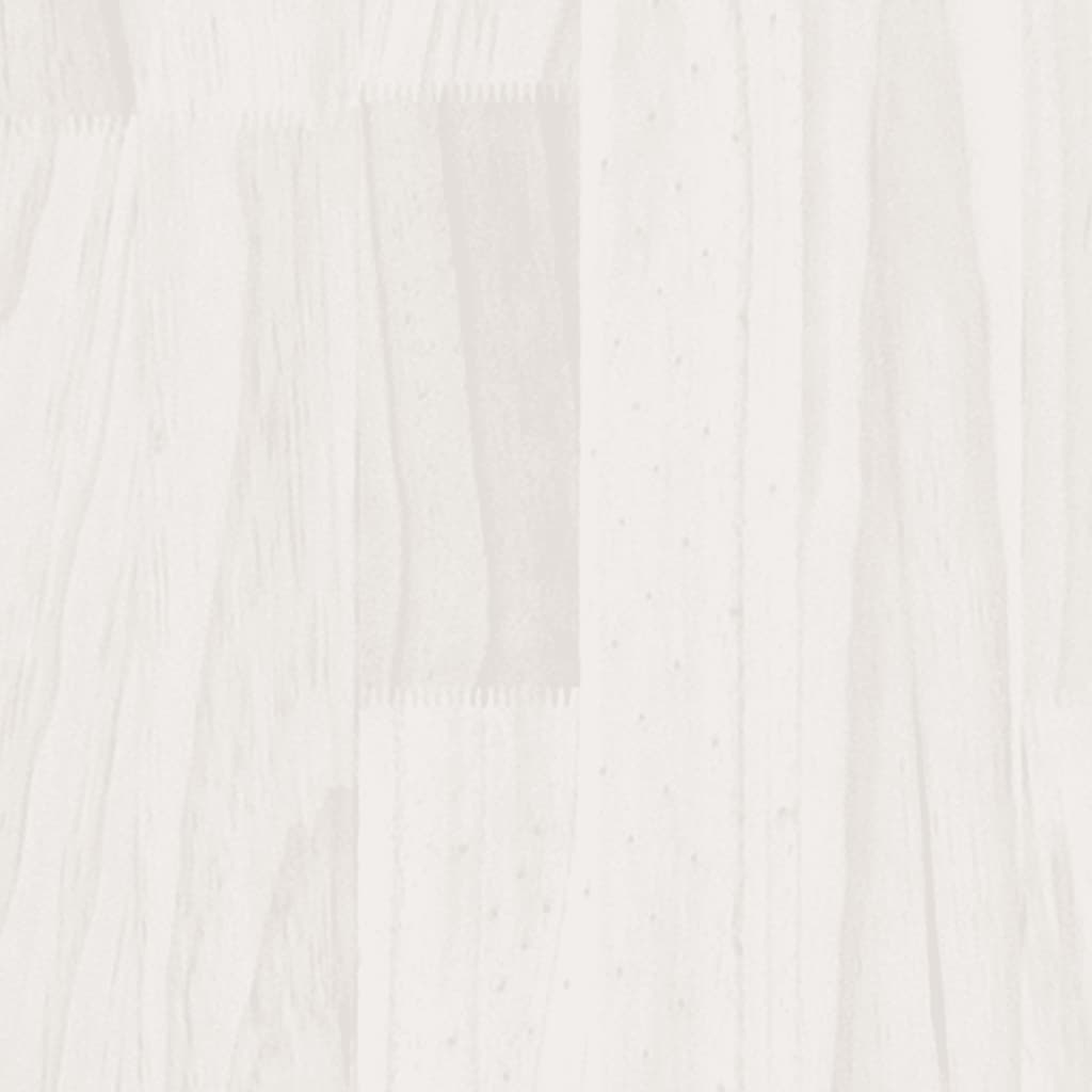 vidaXL Estante com 5 prateleiras 40x30x175 cm madeira de pinho branco