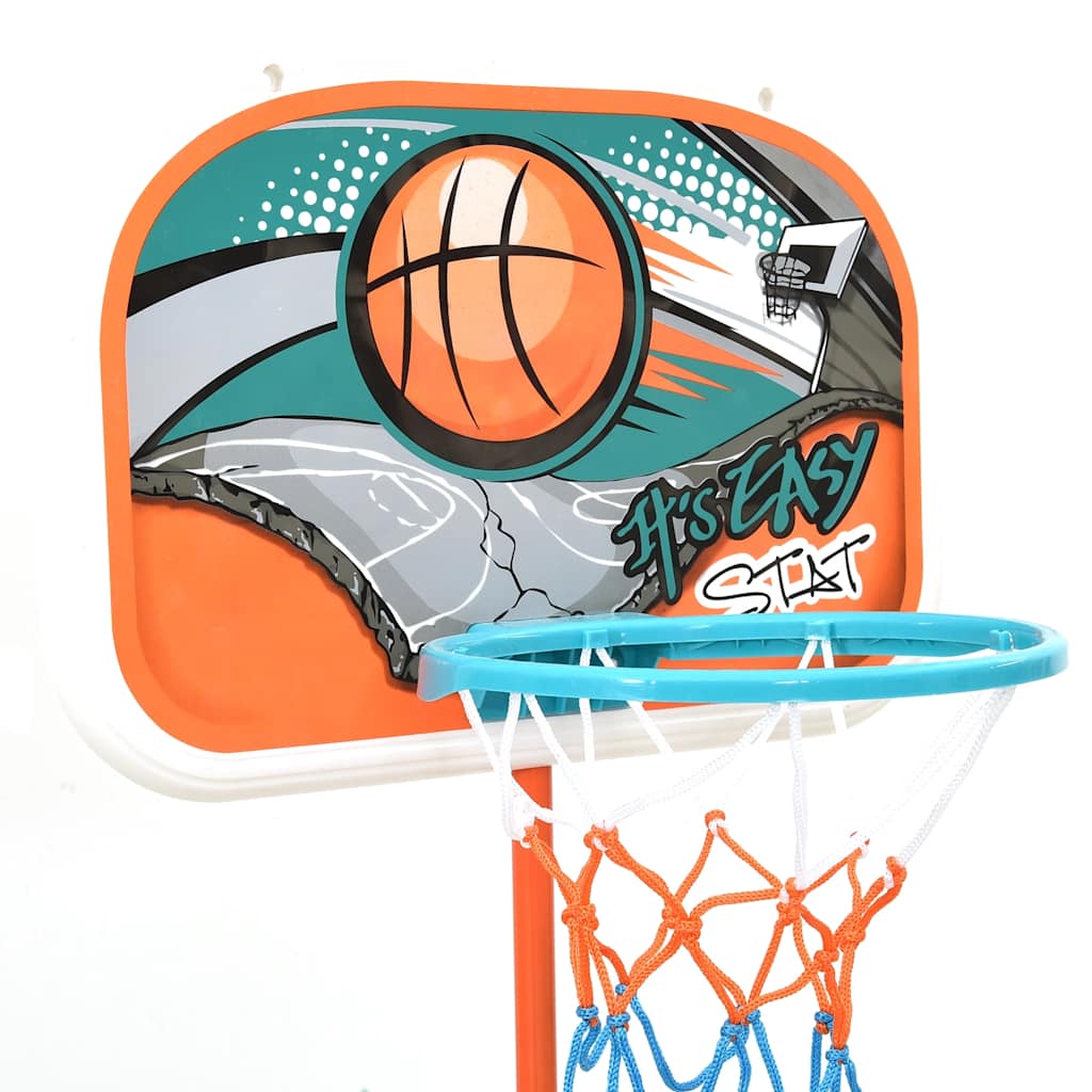 vidaXL Conjunto jogo de basquetebol infantil ajustável 160 cm