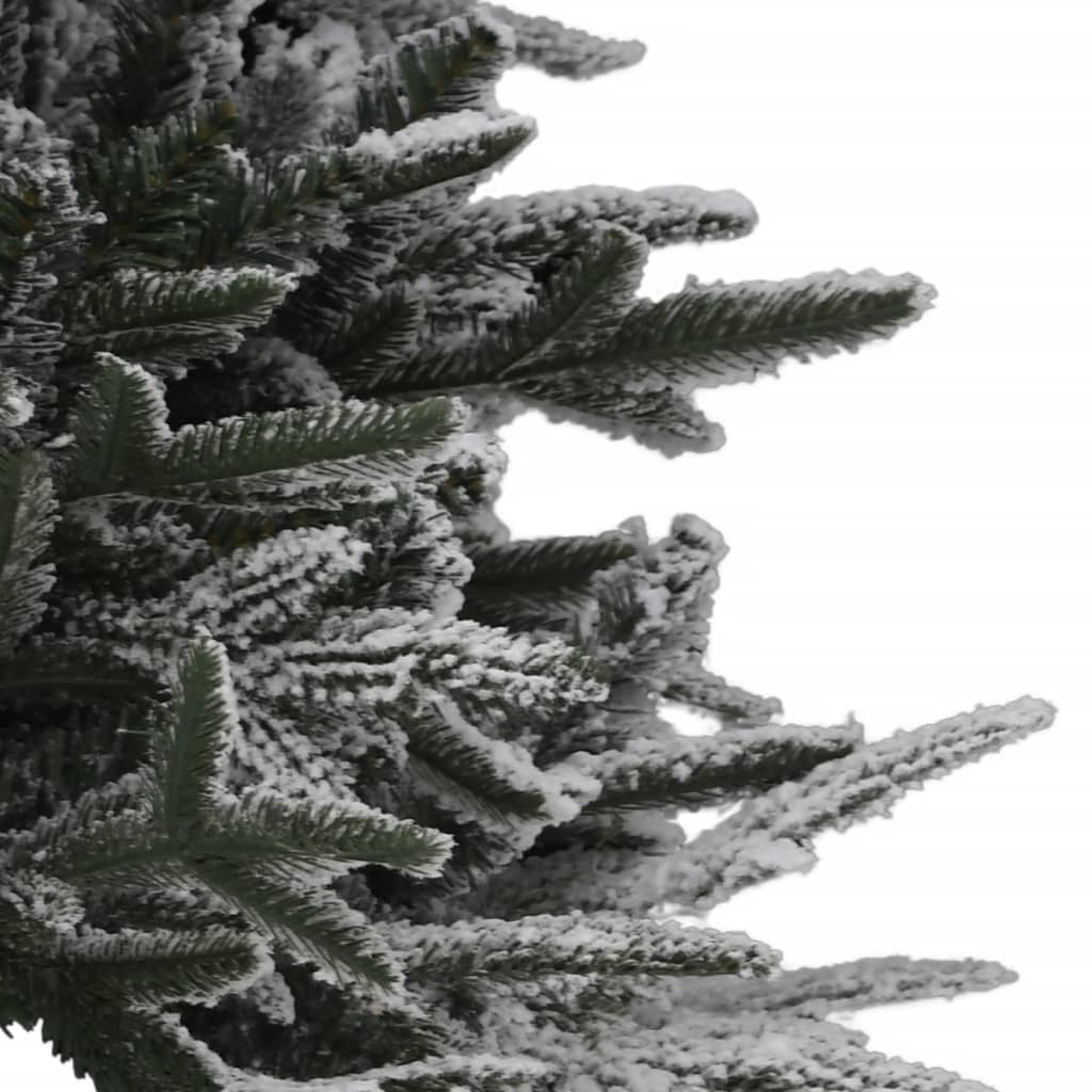 vidaXL Árvore Natal artificial pré-iluminada c/ neve 240 cm PVC e PE