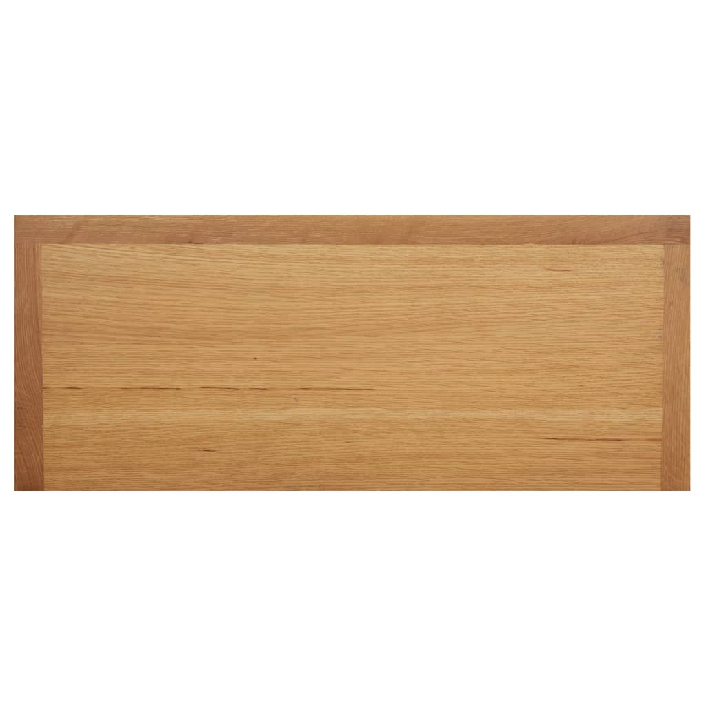 vidaXL Sapateira 90x37x45 cm madeira de carvalho maciça