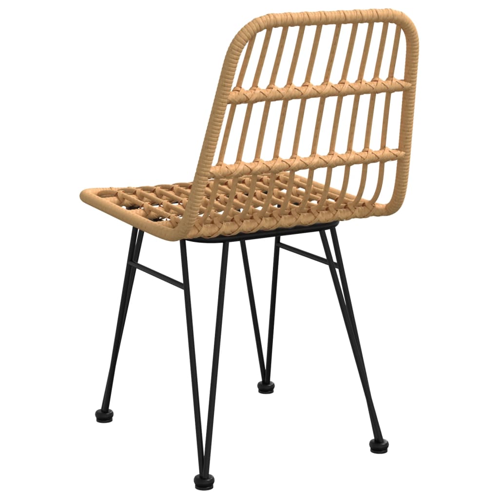 vidaXL Cadeiras de jardim 2 pcs 48x62x84 cm vime PE