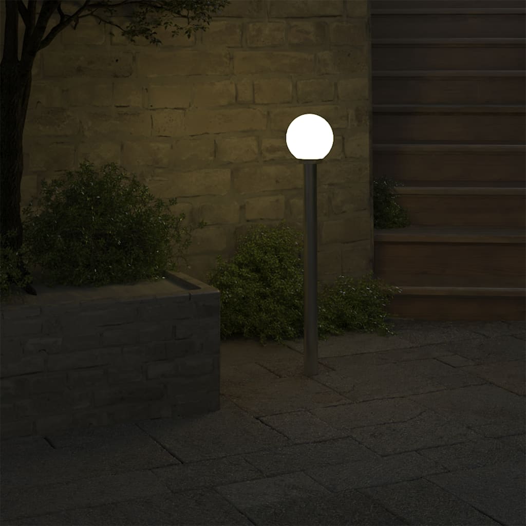 vidaXL Poste de luz para jardim com 1 lâmpada 110 cm