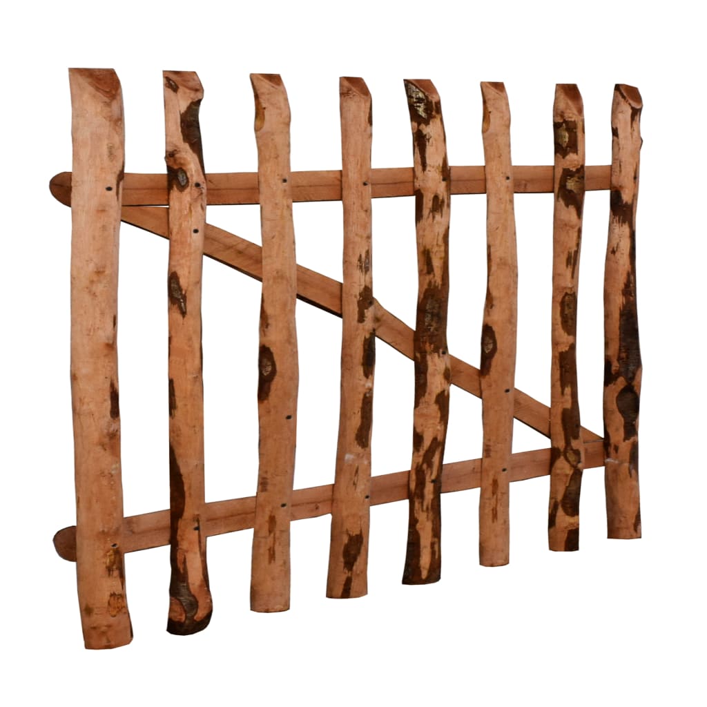 vidaXL Portão para cerca 1 pc 100x60 cm madeira de aveleira impregnada