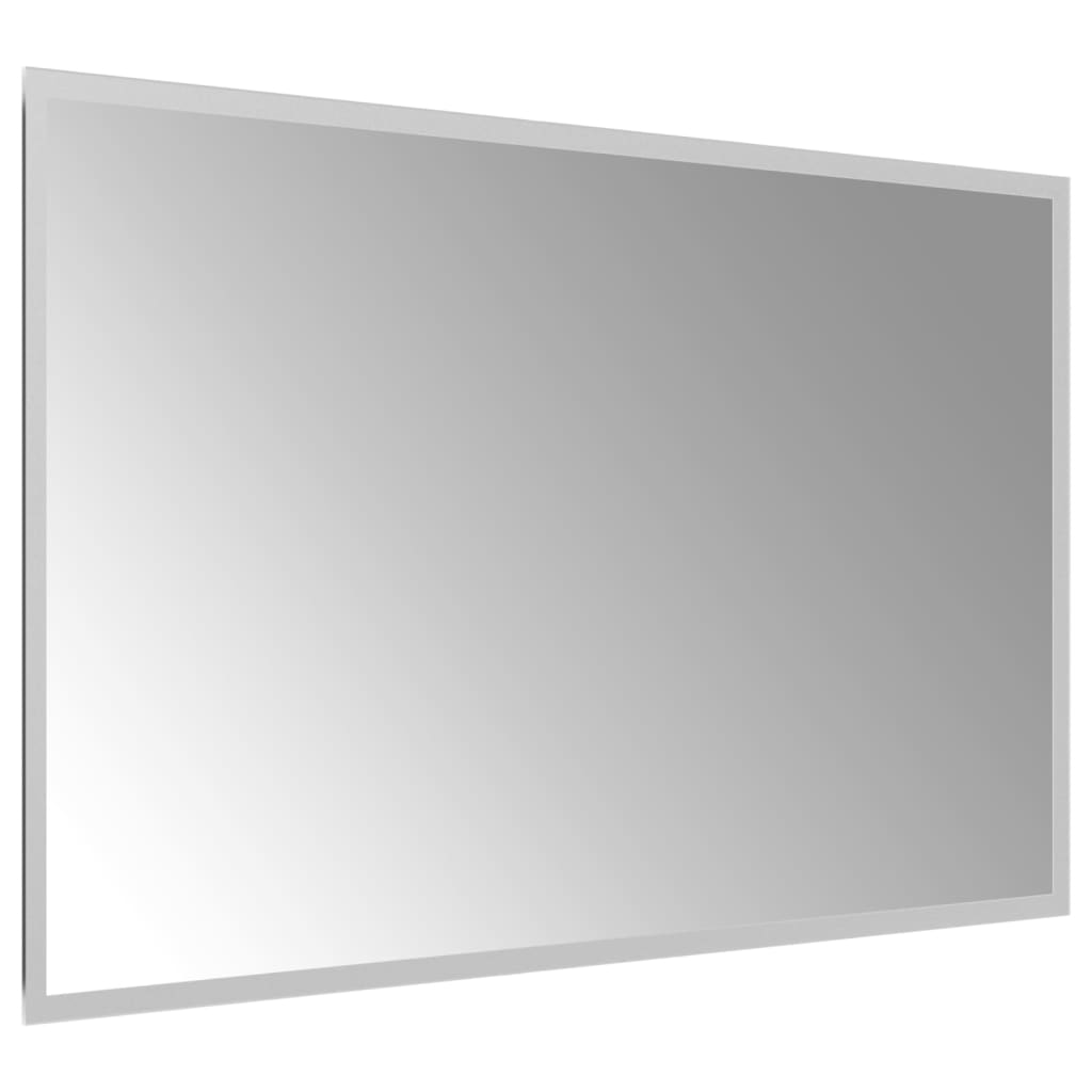 vidaXL Espelho de casa de banho com luzes LED 80x50 cm