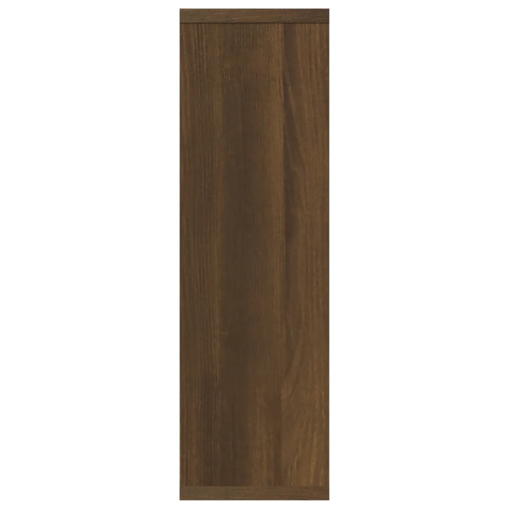vidaXL Prateleira parede 85x16x52,5cm madeira carvalho castanho