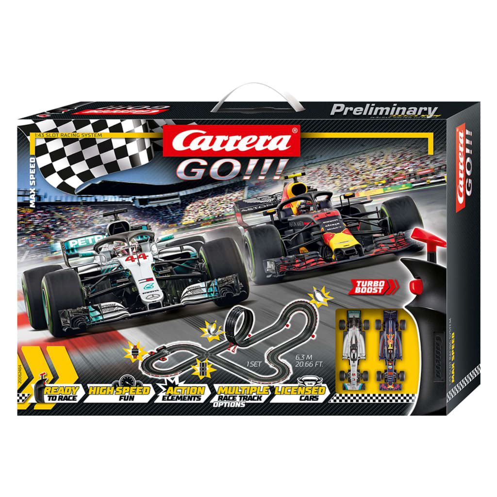 Carrera Conjunto de carros e pista Max Speed GO 1:43