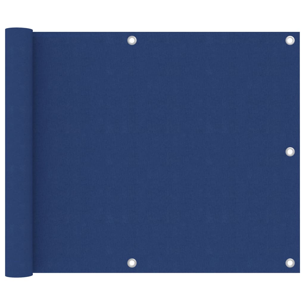 vidaXL Tela de varanda 75x300 cm tecido Oxford azul