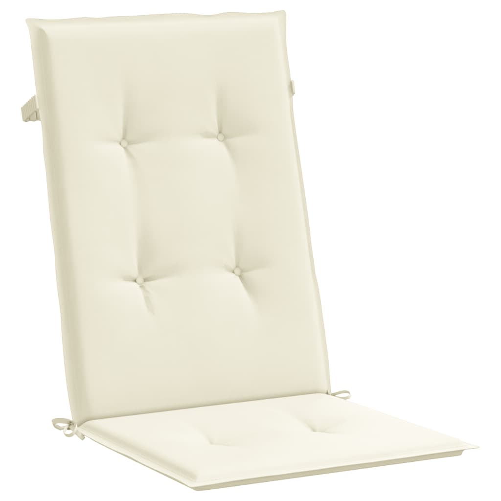 vidaXL Cadeiras de jardim reclináveis c/ almofadões 2 pcs teca maciça