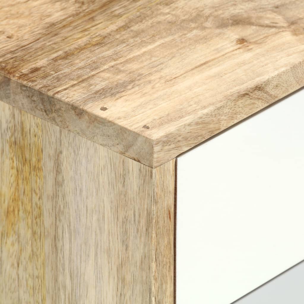 vidaXL Mesa de cabeceira 47x35x59 cm madeira de mangueira maciça