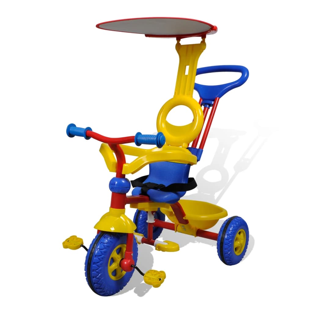 Triciclo para crianças / Vermelho-Azul-Amarelo