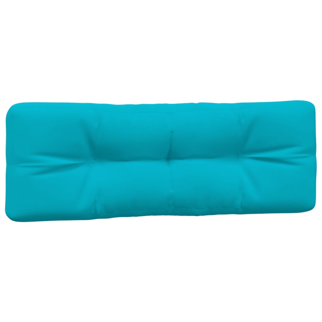 vidaXL Almofadões para sofá de paletes 5 pcs tecido turquesa