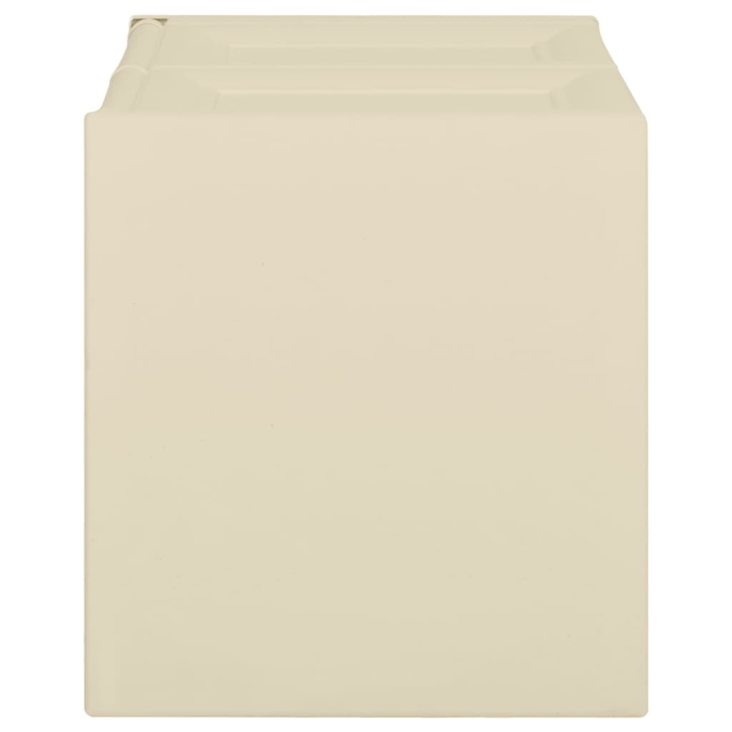 vidaXL Caixa para almofadões 86x40x42 cm 85 L branco nata