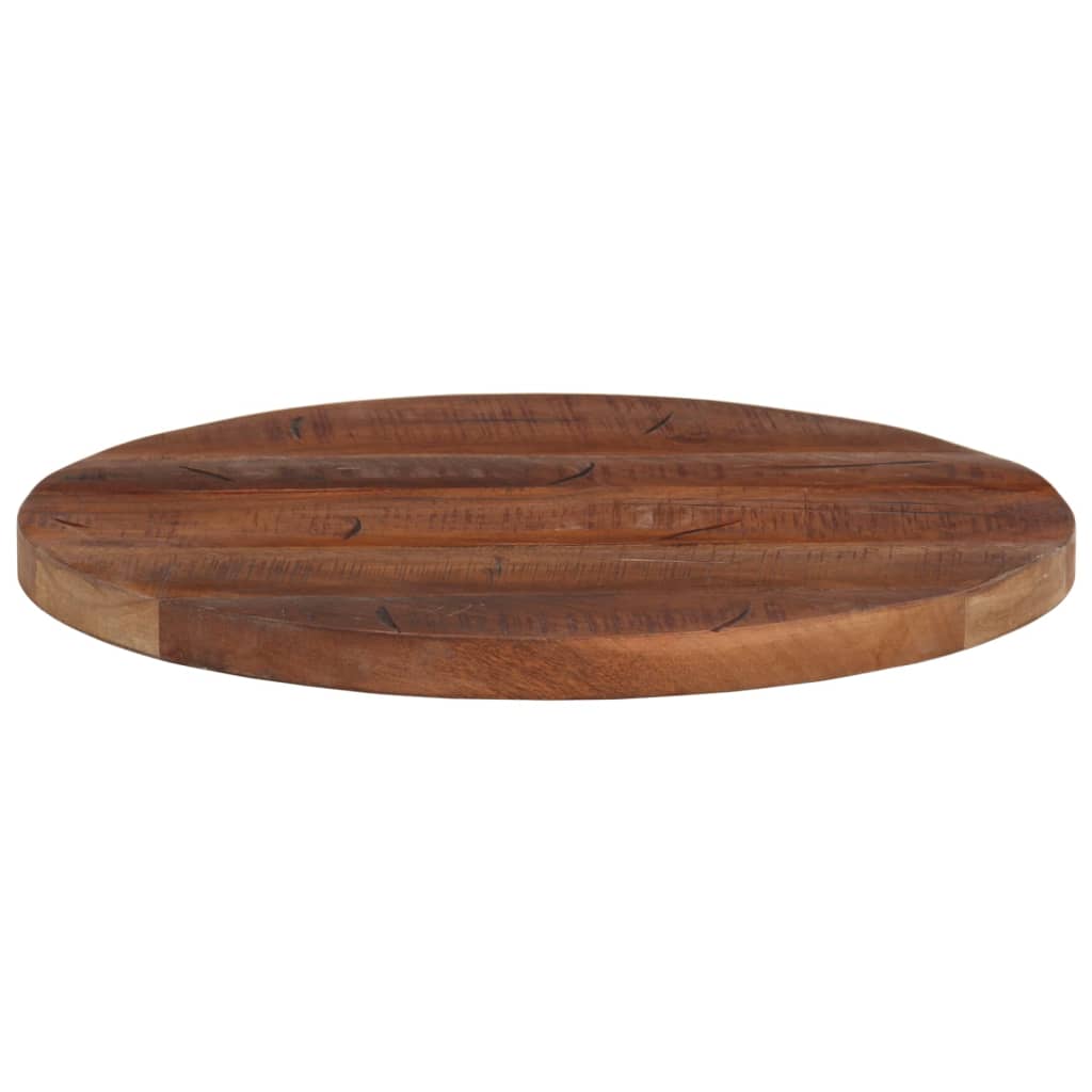 vidaXL Tampo de mesa redondo Ø50x2,5cm madeira recuperada maciça