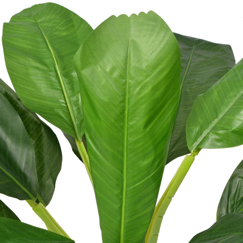 vidaXL Planta bananeira artificial com vaso 150 cm verde