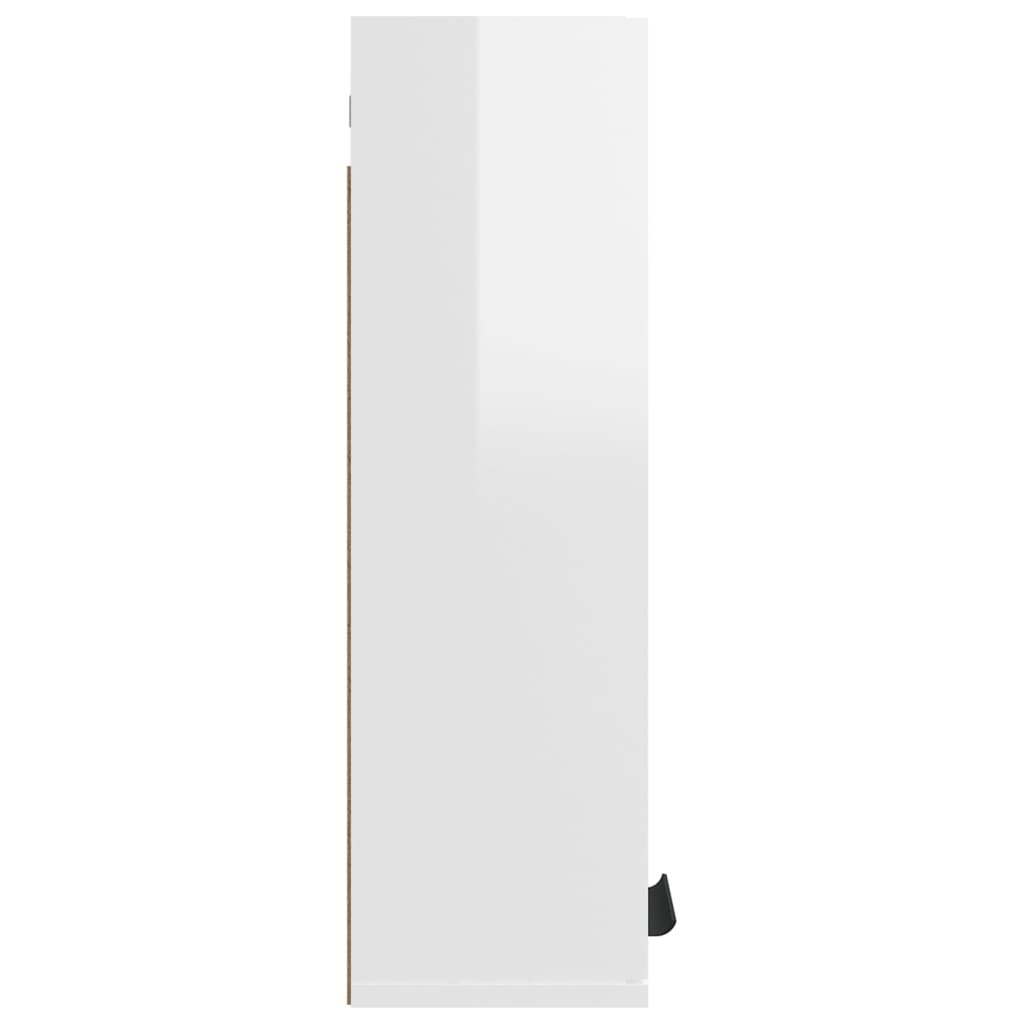 vidaXL Armário de parede casa de banho 32x20x67 cm branco brilhante