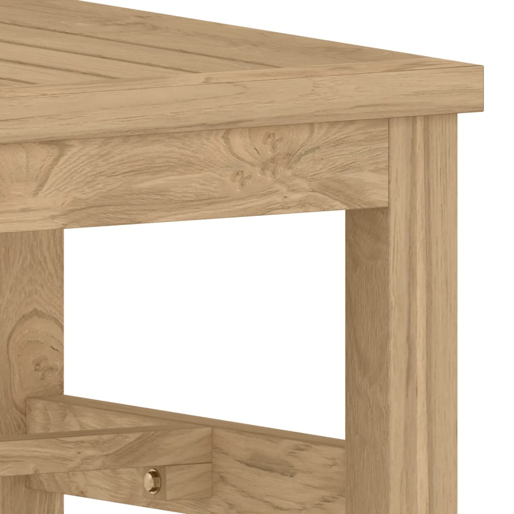 vidaXL Mesa de centro 45x45x30 cm madeira de teca maciça