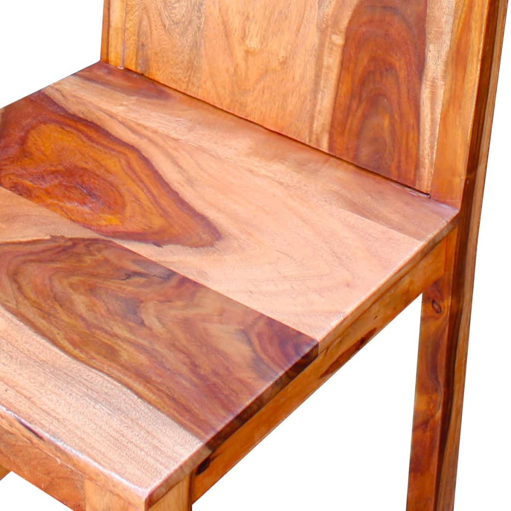 vidaXL Cadeiras de jantar 4 pcs madeira sheesham sólida