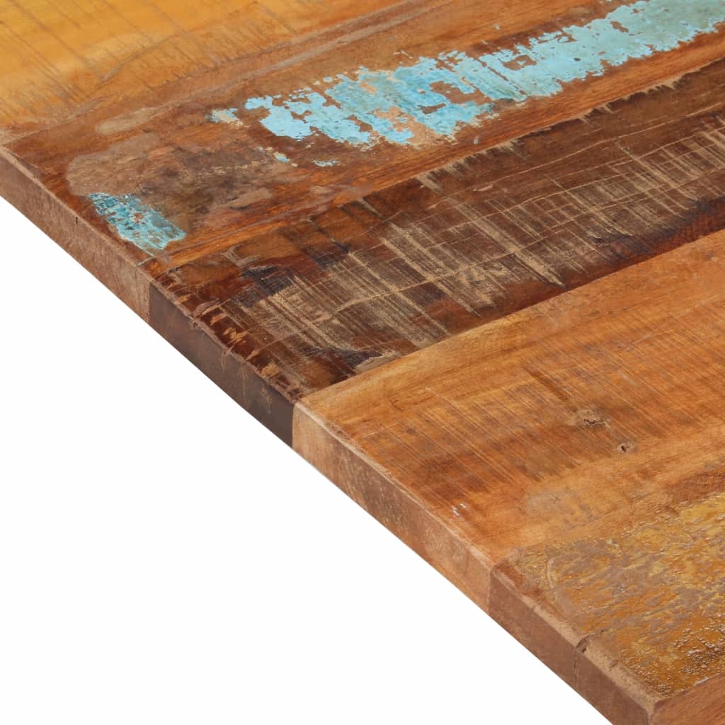vidaXL Tampo mesa retangular 60x100cm 25-27mm madeira recuper. maciça