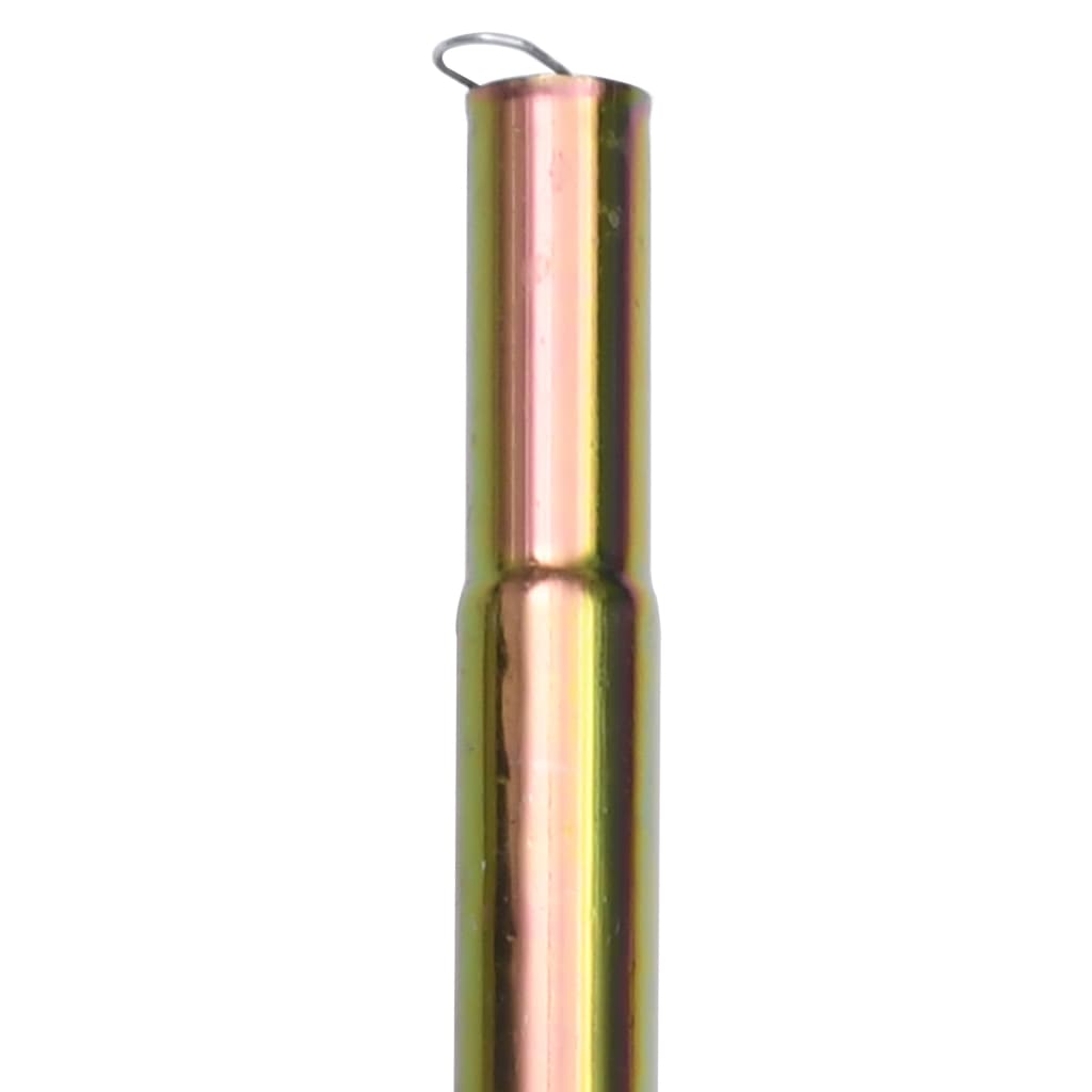 vidaXL Varas para tenda telescópica 170-255 cm 2 pcs aço galvanizado