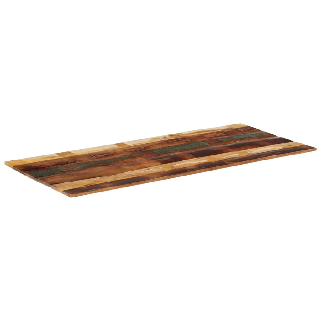 vidaXL Tampo mesa retangular 60x140cm 15-16mm madeira recuper. maciça