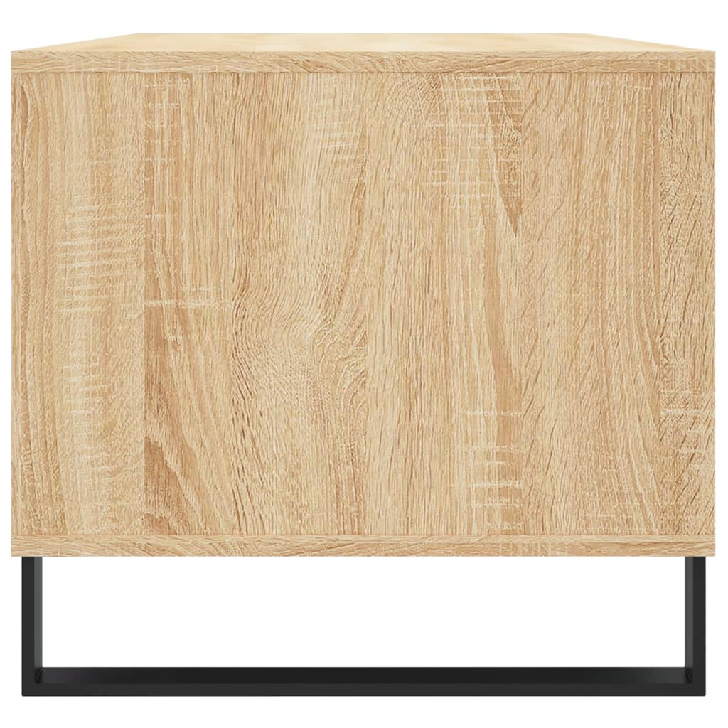 vidaXL Mesa de centro 90x49x45 cm derivados de madeira carvalho sonoma