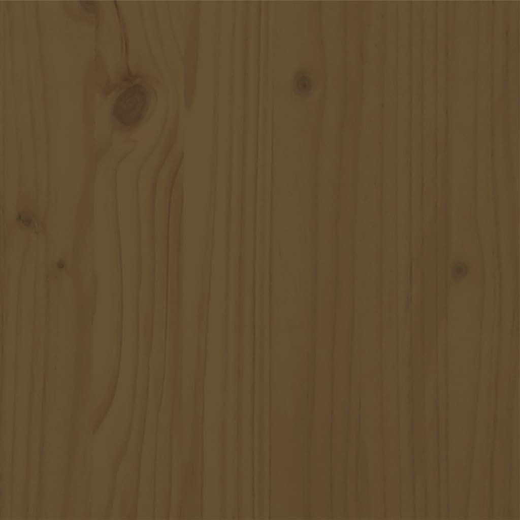 vidaXL Estrutura de cama 160x200 cm madeira pinho maciço castanho mel