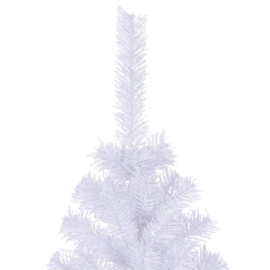 vidaXL Árvore de natal artificial L, 240 cm, branca