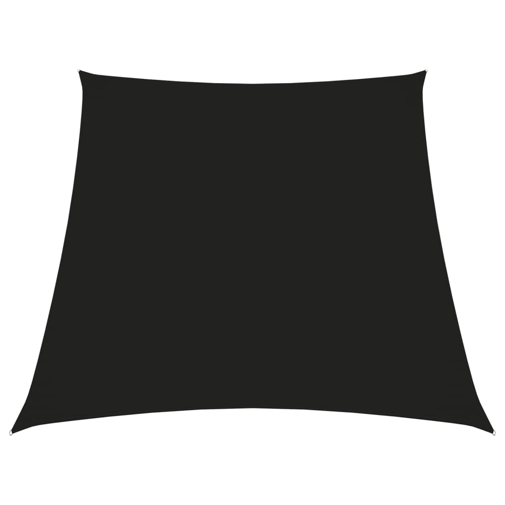 vidaXL Para-sol estilo vela tecido oxford trapézio 2/4x3 m preto
