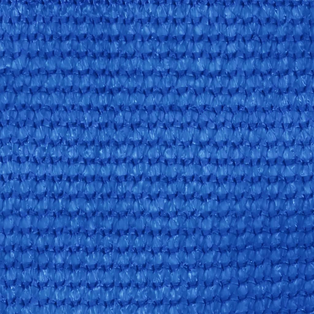 vidaXL Tela de varanda 90x400 cm PEAD azul