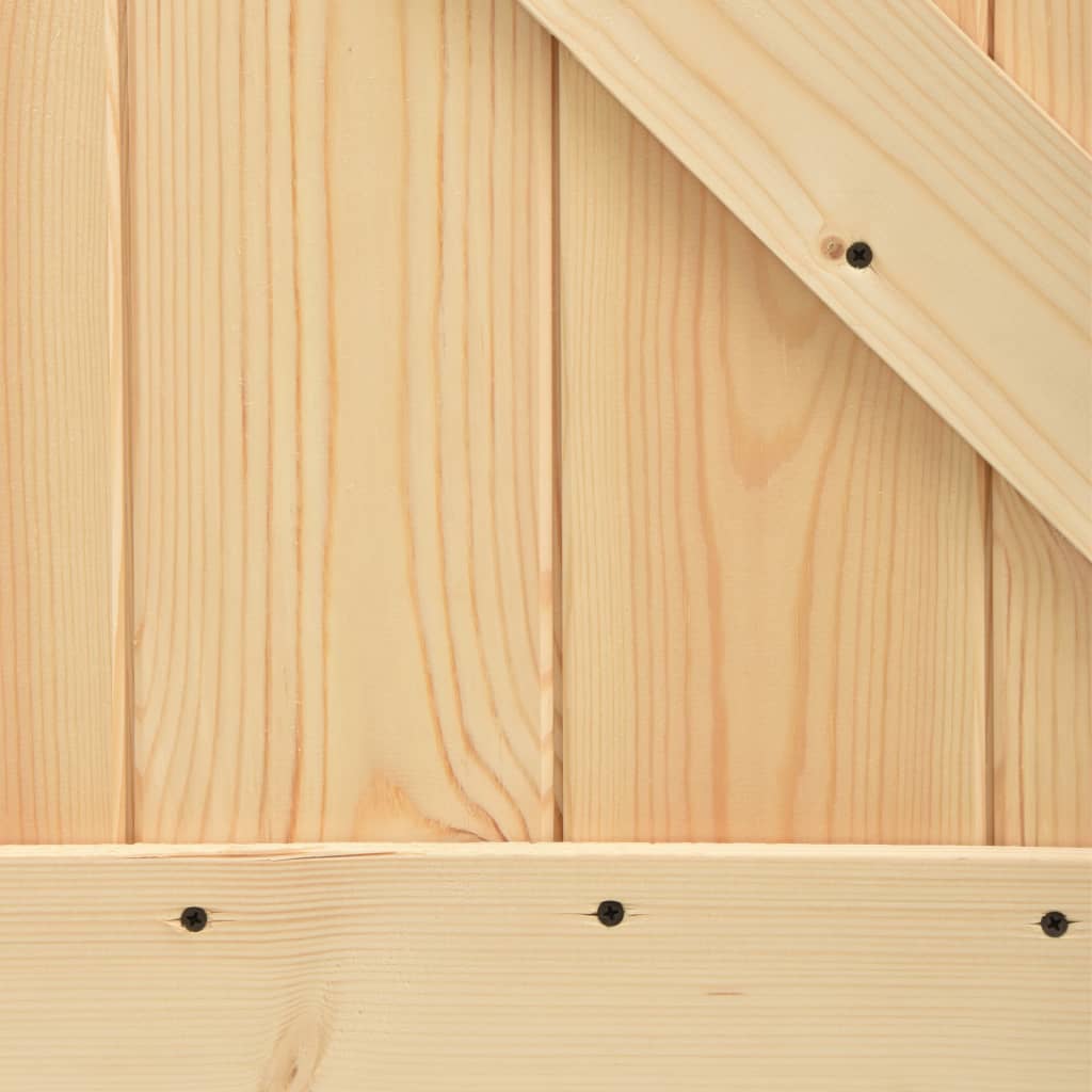 vidaXL Porta 80x210 cm madeira de pinho maciça