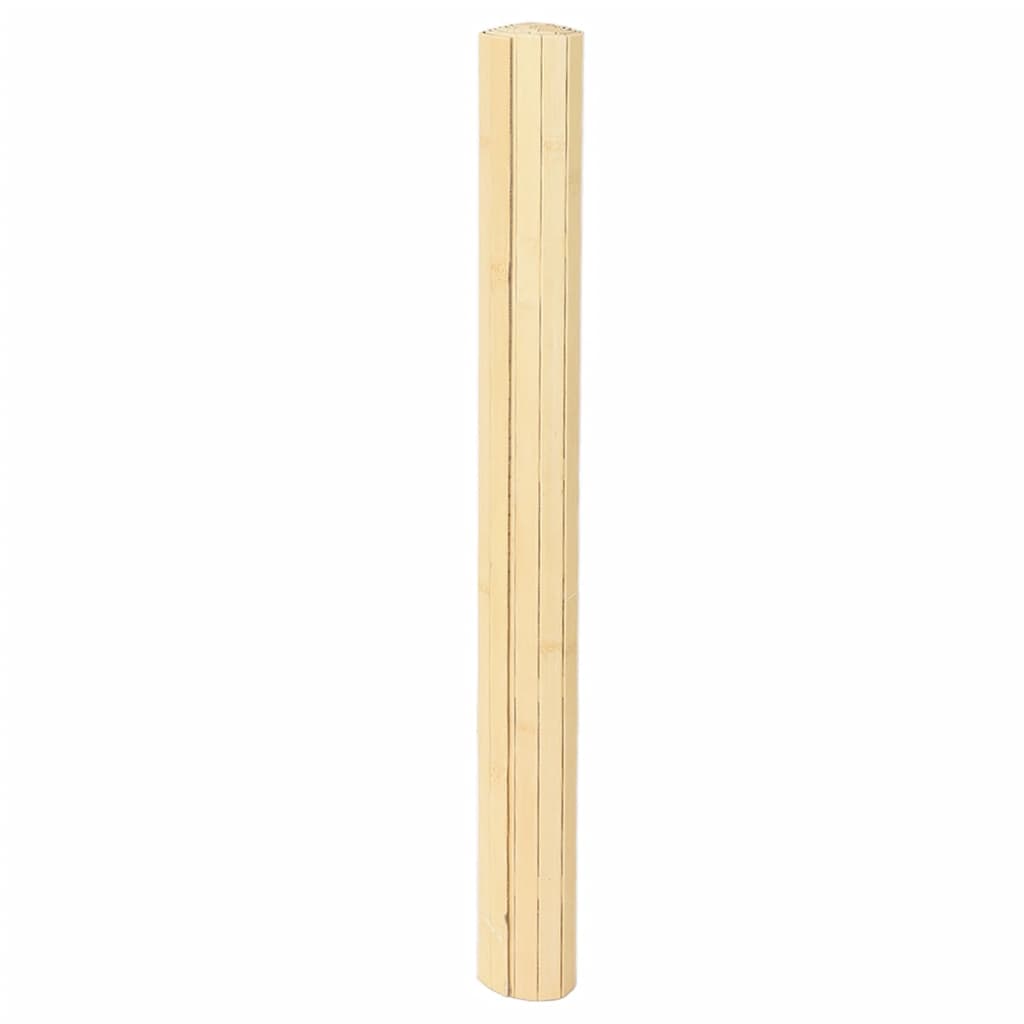 vidaXL Tapete retangular 80x200 cm bambu cor natural clara