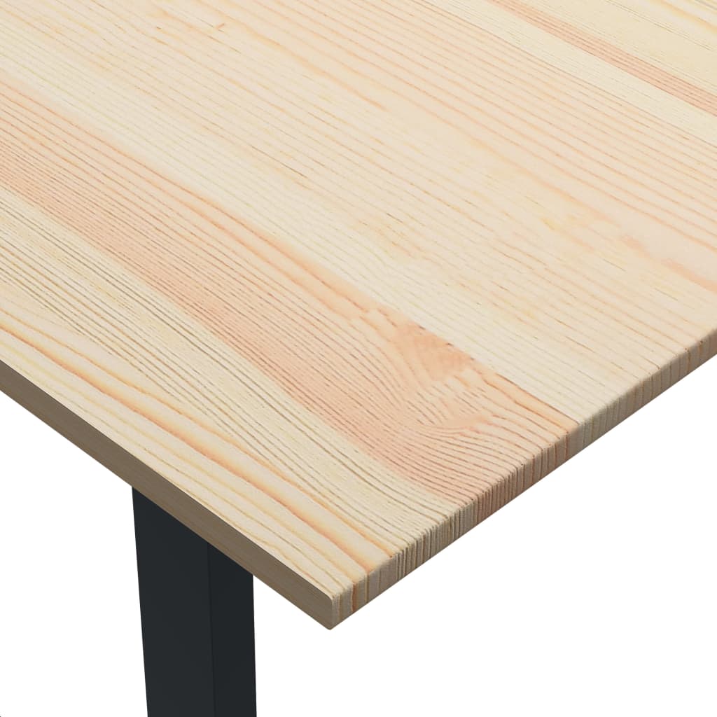 vidaXL Mesa de jantar 220x100x76 cm madeira de pinho